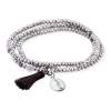 Bracelet ZEN PLATA mit Virgen Milagrosa