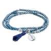 Pulsera ZEN AZUL LONDON con  Virgen Milagrosa