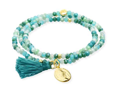 Bracelet ZEN MINT with Virgen Milagrosa