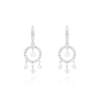 Earrings   in 18kt white Gold and diamonds