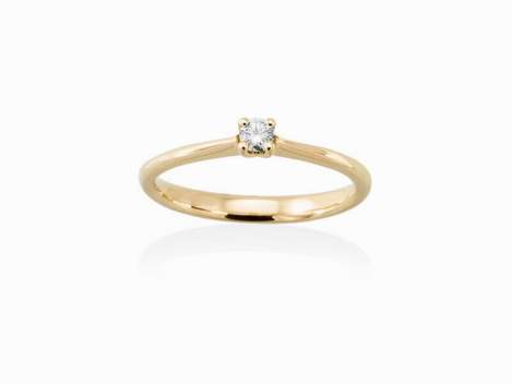 Ring   in 18kt. Gold and diamonds