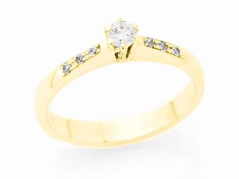 Ring   in 18kt yellow Gold and diamond