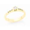 Anillo   en Oro amarillo 18Kt y diamante