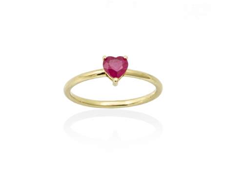 Anillo   en Oro rosa 18Kt