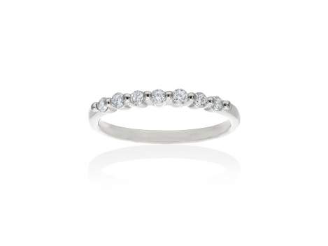 Ring   in 18kt white Gold and diamonds