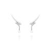 Earrings   in 18kt white Gold and diamonds