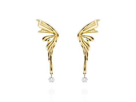 Earrings   in 18kt yellow Gold and diamonds