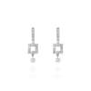 Earrings   in 18kt white Gold and diamonds