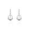 Earrings   in 18kt white Gold and diamonds