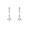 Earrings   in 18kt white Gold and diamonds