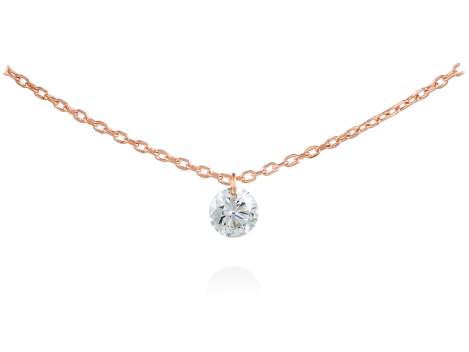 Necklace in 18kt. Gold and diamonds