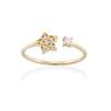 Ring in 18kt. Gold und Diamanten