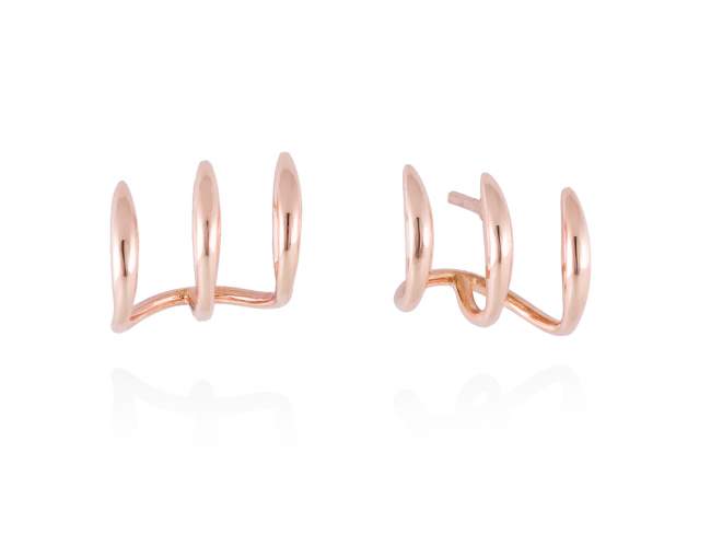 Pendientes en Oro 18Kt. de Marina Garcia Joyas en plata Pendientes de Oro rosa de ley (750/1000).