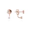 Pendientes en Oro 18Kt. y diamantes