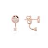 Pendientes en Oro 18Kt. y diamantes