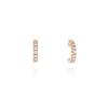 Earrings in 18kt. Gold and diamonds