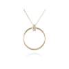 Necklace in 18kt. Gold and diamonds