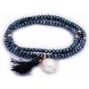 Bracelet ZEN Blue in rose Silver