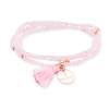 Bracelet ZEN Pink in rose silver