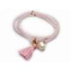 Bracelet ZEN Pink in rose silver