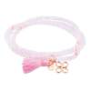 Bracelet ZEN Pink in rose silver