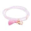 Bracelet ZEN Pink in rose silver