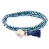 Bracelet ZEN Blue in silver