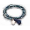 Bracelet ZEN Blue in silver