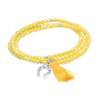 Bracelet ZEN Yellow in silver