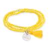 Bracelet ZEN Yellow in silver