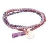 Bracelet ZEN Purple in rose silver