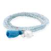 Bracelet ZEN Blue in silver