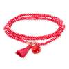 Pulsera ZEN Coral en plata rosa