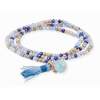 Armband ZEN Blau in silber rose vergoldet