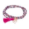 Pulsera ZEN Rosa en plata rosa